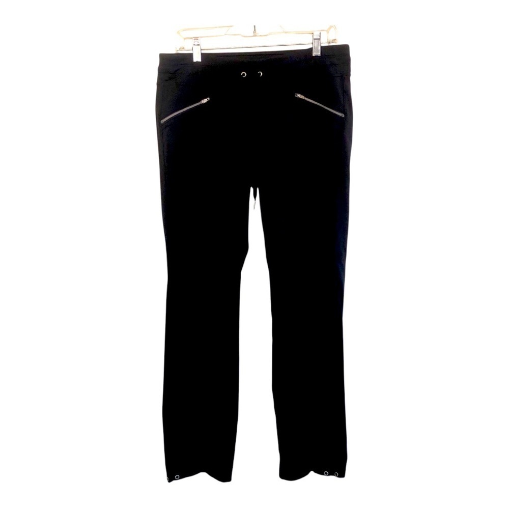 Athleta Metro Black Stretch with Zipper Pockets Active Pants Size M/L